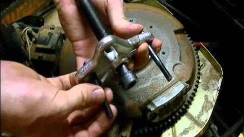 Small Engine Repair: How to Remove a Flywheel from a Kohler V-twin Engine using a Puller