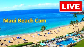 🐳  LIVE 24/7  🌴  4K MAUI BEACH CAM!  Kaanapali Beach, Maui | www.WhalerCondo.net