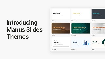 Introducing Themes in Manus Slides | Faster, Smarter Deck Creation