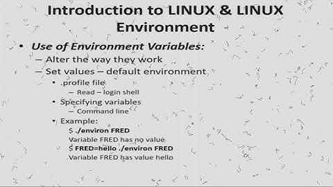 UNIT-I Linux Programming Class-7