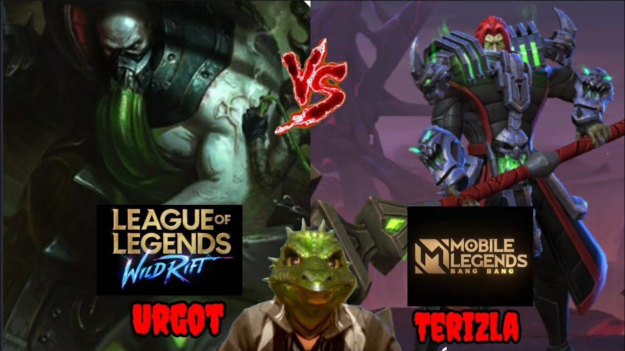 Urgot Wild Rift League of Legends Vs Terizla Mobile legend | the most ...