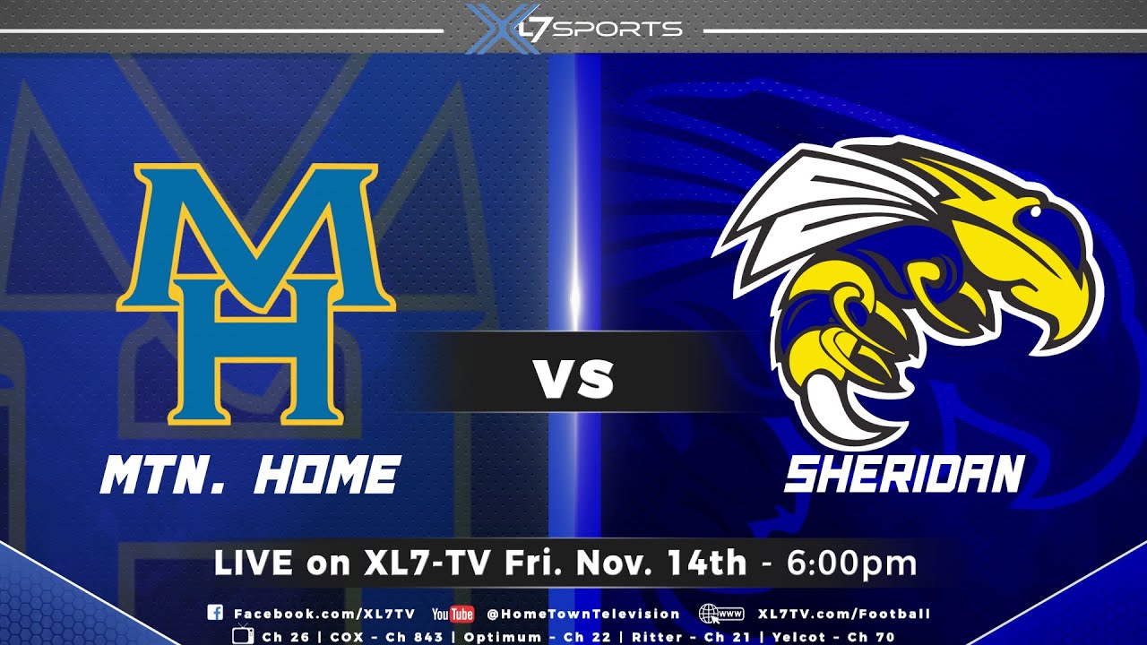 Mountain Home Bombers vs Sheridan Yellowjackets  (Football) - 1st Round 6A Arkansas Playoffs