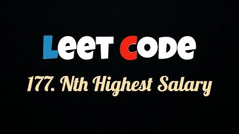 🔥 LeetCode SQL: Nth Highest Salary Explained in 5 Minutes (With Edge Case!)