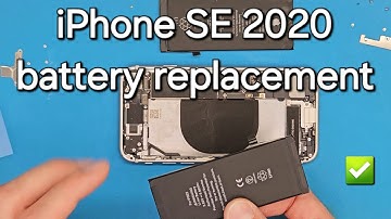 iPhone SE 2020 battery replacement step by step voice guide