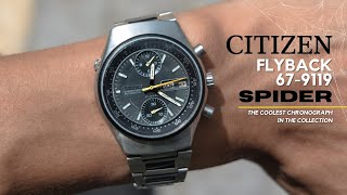 Citizen’s HIDDEN GEM Chronograph Watch From The Past | Spider Flyback 67-9119