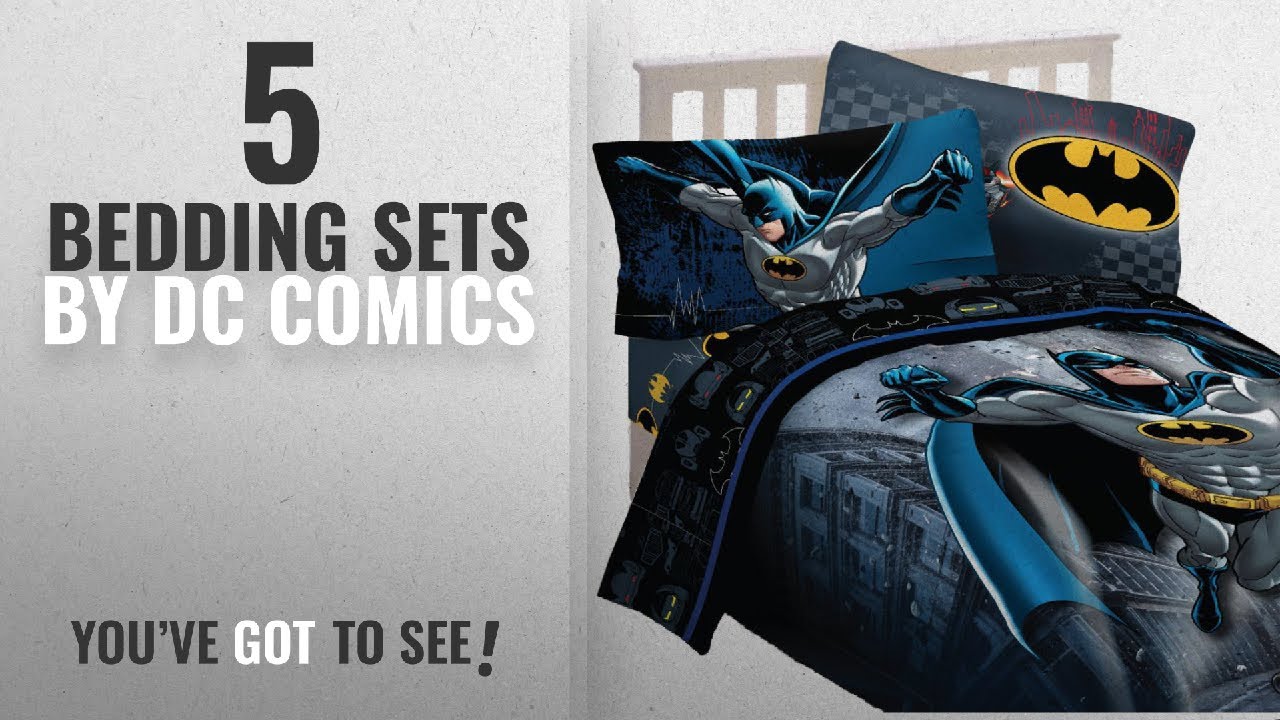 Gray Black Posciele I Materace Dc Comics Batman Emblem 3 Piece