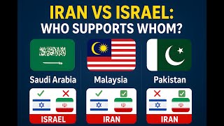 Iran vs Israel | Which Country SupportsWhom? Top 50 countries list