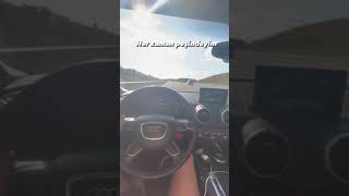 Araba Storyleri Audi, Otoban, Gündüz Güneşli, Müzikli.