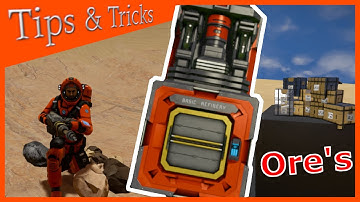 Tips and tricks  -  Stone, Ore and Ingots  -  Space Engineers