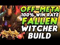 The OFF META Fallen Witcher build IS BACK -  it's a META BREAKER (100% win rate so far) | Auto Chess