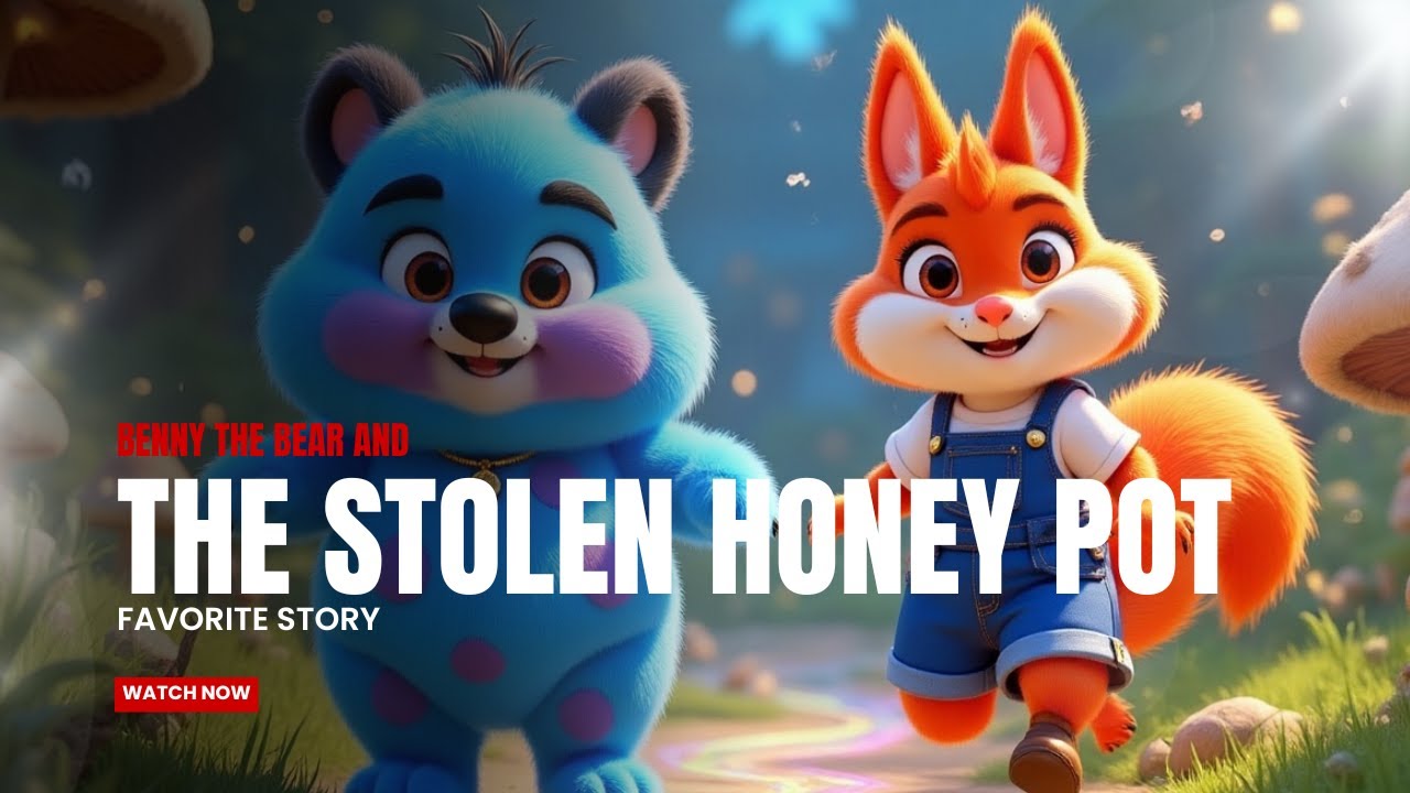 Benny the Bear and the Stolen Honey Pot /kids Story - YouTube