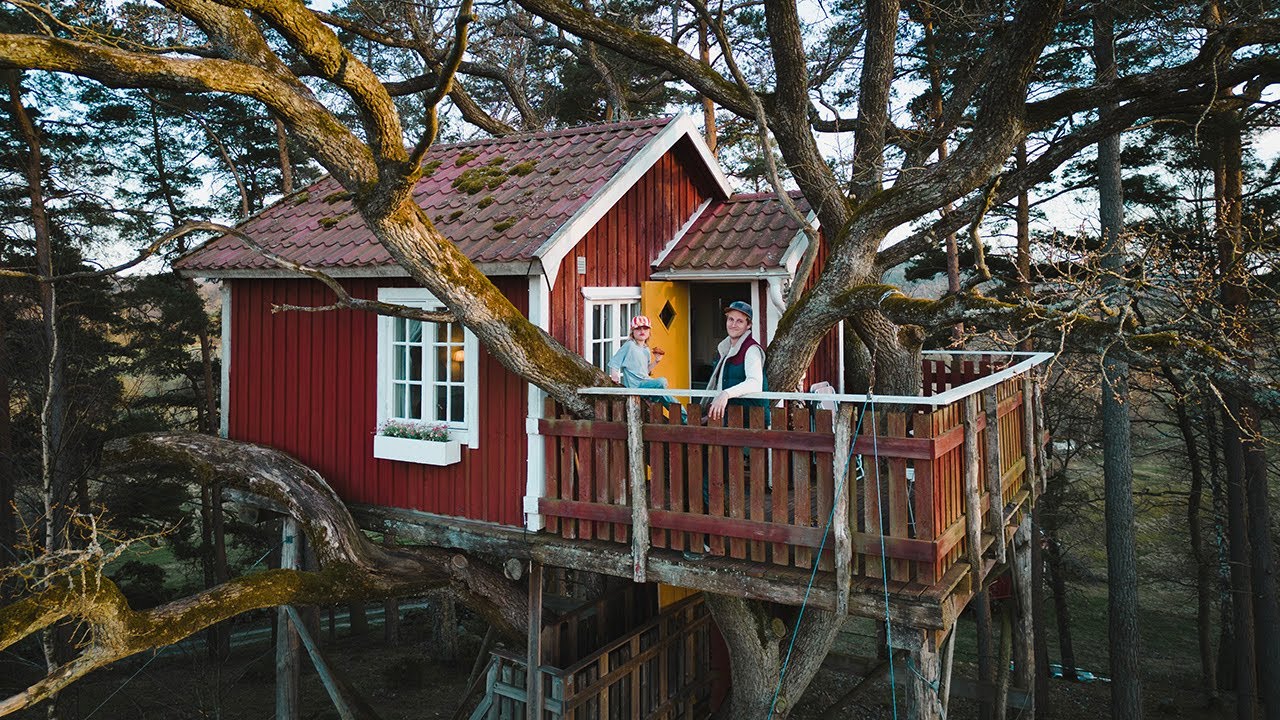 Sveriges GULLIGASTE hotell ligger i ett träd!