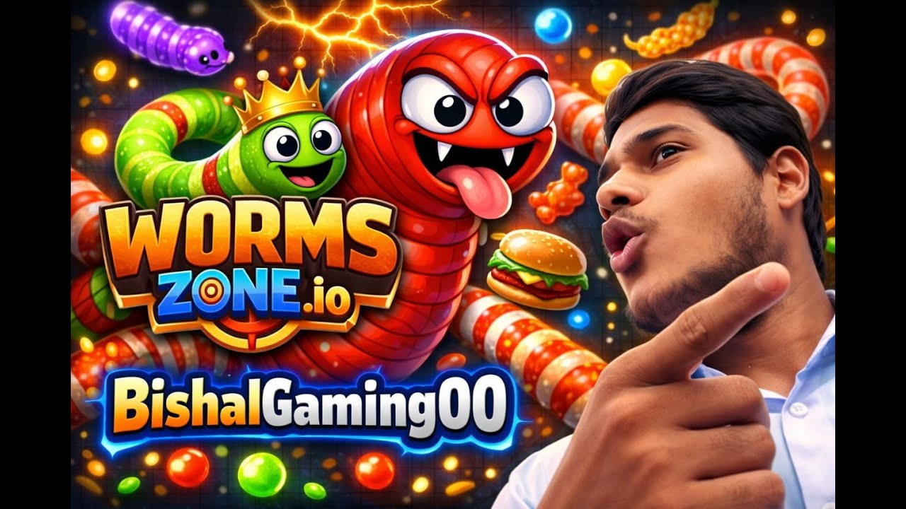 Hindi Worms Zone : 👍 Good stream | Playing Solo | Streaming with Turnip