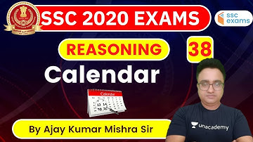 2:00 PM - SSC 2020 Exam | Reasoning by Ajay Mishra | Calendar