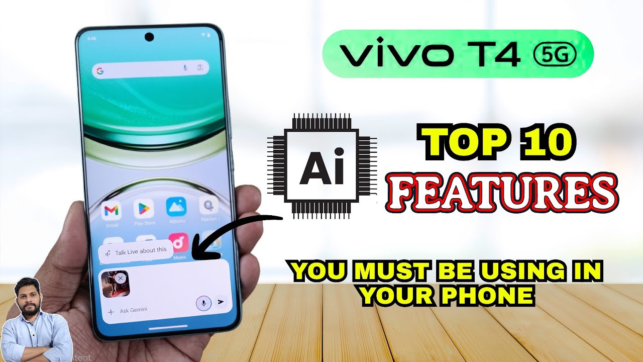 Vivo T4 5G: 10 лучших функций искусственного интеллекта, которые вы должны использовать в своем т...