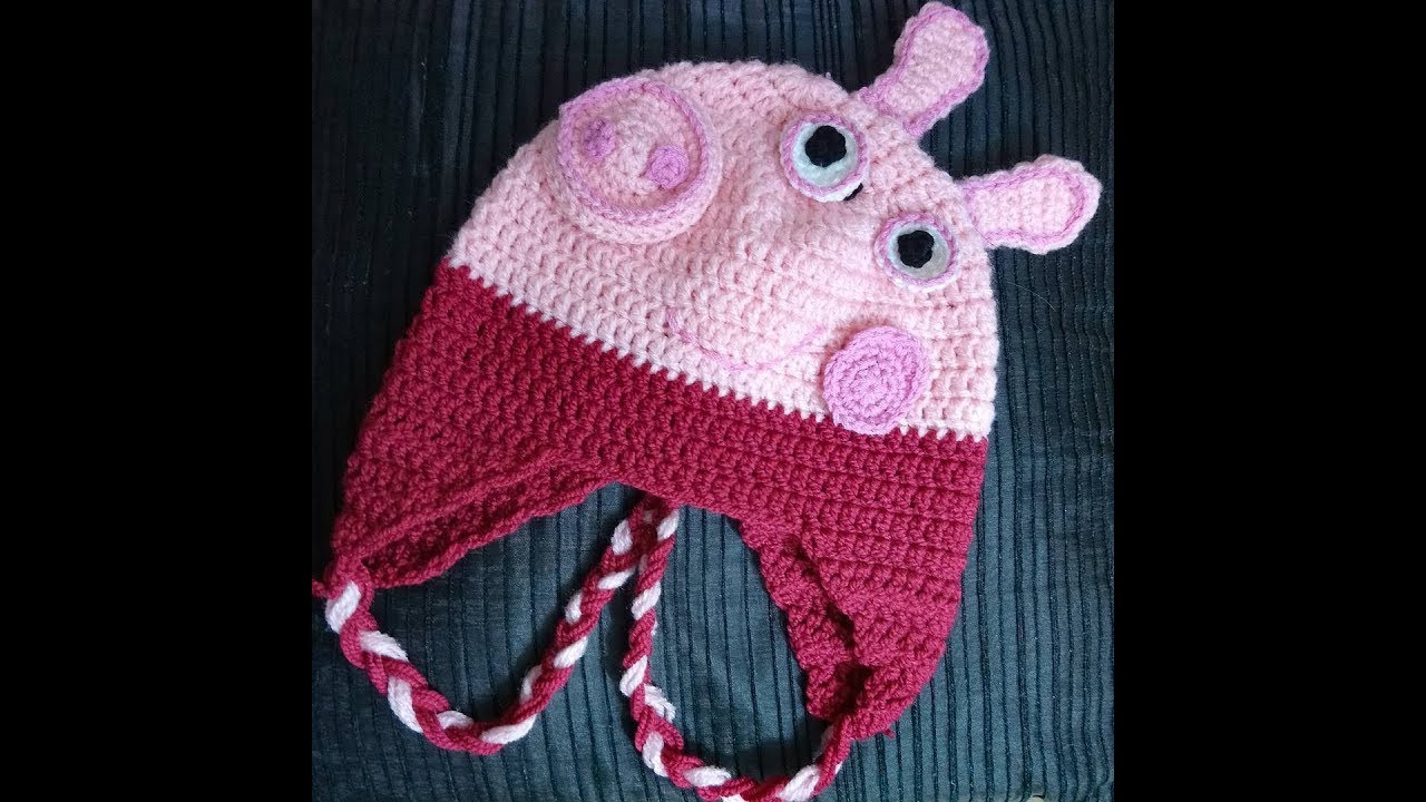 Peppa Pig Enseble d'hiver bonnet et gants pour enfants Vert Taille Unique