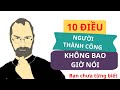 10 Điều người thành công không bao giờ nói