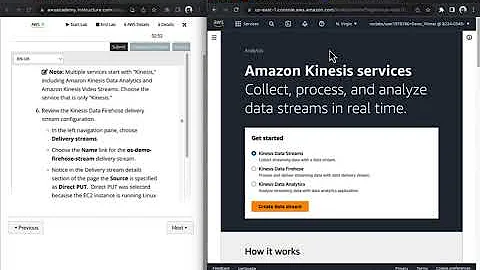AWS Academy Data Engineering Lab: Analyzing & Visualizing Streaming Data with Kinesis Data Firehose