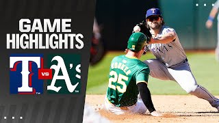 Rangers vs. A's Game 2 Highlights (5/8/24) | MLB Highlights screenshot 3