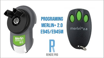 How to code your Merlin+ 2.0 E945/E945M Genuine Remote into the Roller Door Motor