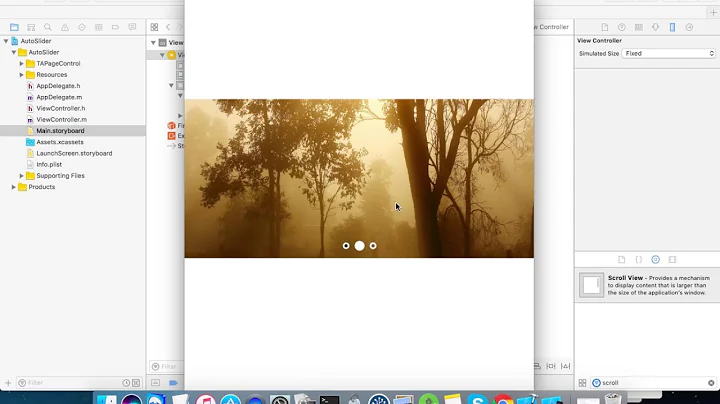 Page Control Auto Image Slider in Objective-C