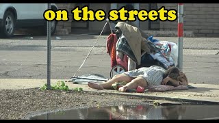 sad life of homeless people in America 5