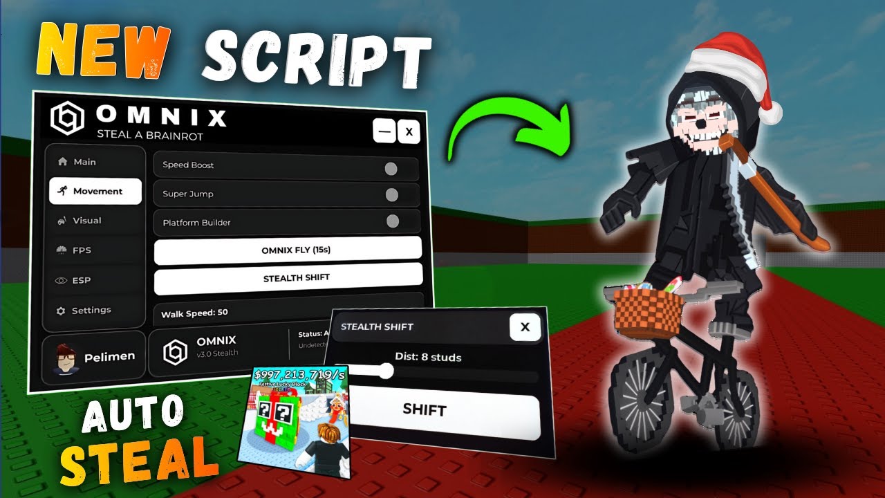 NEW Steal a Brainrot Script | AUTO STEAL | NEW FLY | TELEPORT ...
