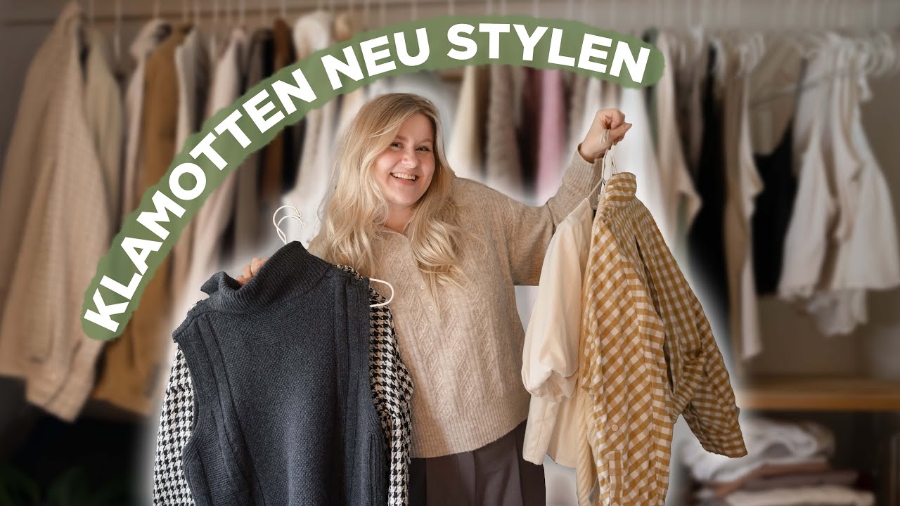 Nie getragene Klamotten neu stylen - Outfit Ideen