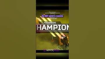 Do NOT push a caustic #apexlegendsclipsdaily #shorts #apexlegendsmemes