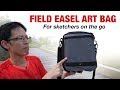 Field Easel Art Bag for sketchers