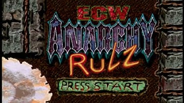 ECW Anarchy Rulz -- Gameplay (PS1)