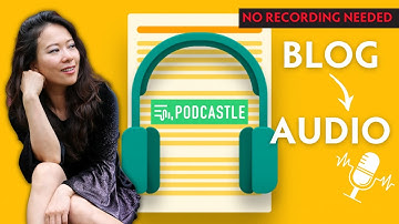 How to convert blog post to audio in minutes (no recording needed) #podcastle #seo #feisworld
