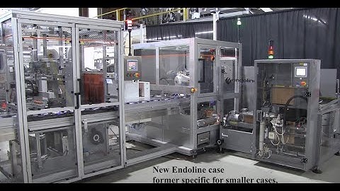 PCM turnkey solution for a tube handling, bundling, case packing and palletizing line