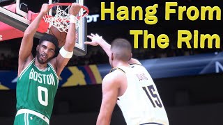 How to hang on the rim in 2K24