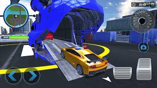 Sports cars Transportation - US Police Multi Level Car Transporter Truck 2021 Gameplay screenshot 5