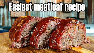 This is my easy meatloaf on a pellet smoker recipe