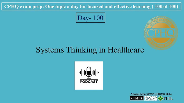 CPHQ exam prep | Systems Thinking in Healthcare |