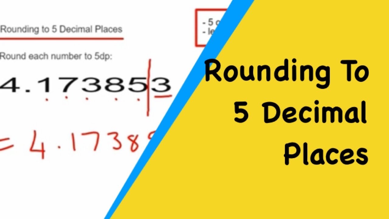 Rounding decimals