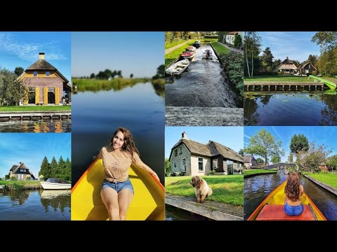 Giethoorn - Pueblito mágico SIN CALLES Y SIN CARROS✨ "La Venecia 🛶 de Holanda" 🇳🇱