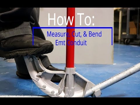 How to Measure, Cut, & Bend Emt Conduit