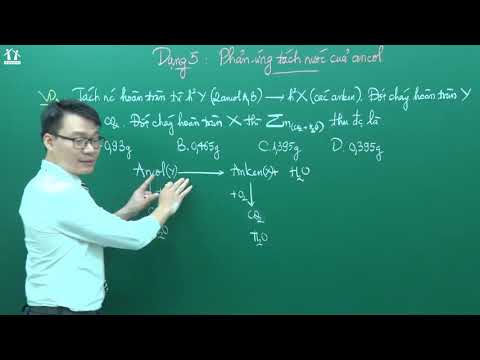Video PEN-BOOK Hóa 12: Dạng 5.3 - Phản ứng tách nước của... - youtube