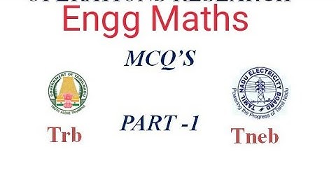 TRB POLYTECHNIC MATHS ONE MARK