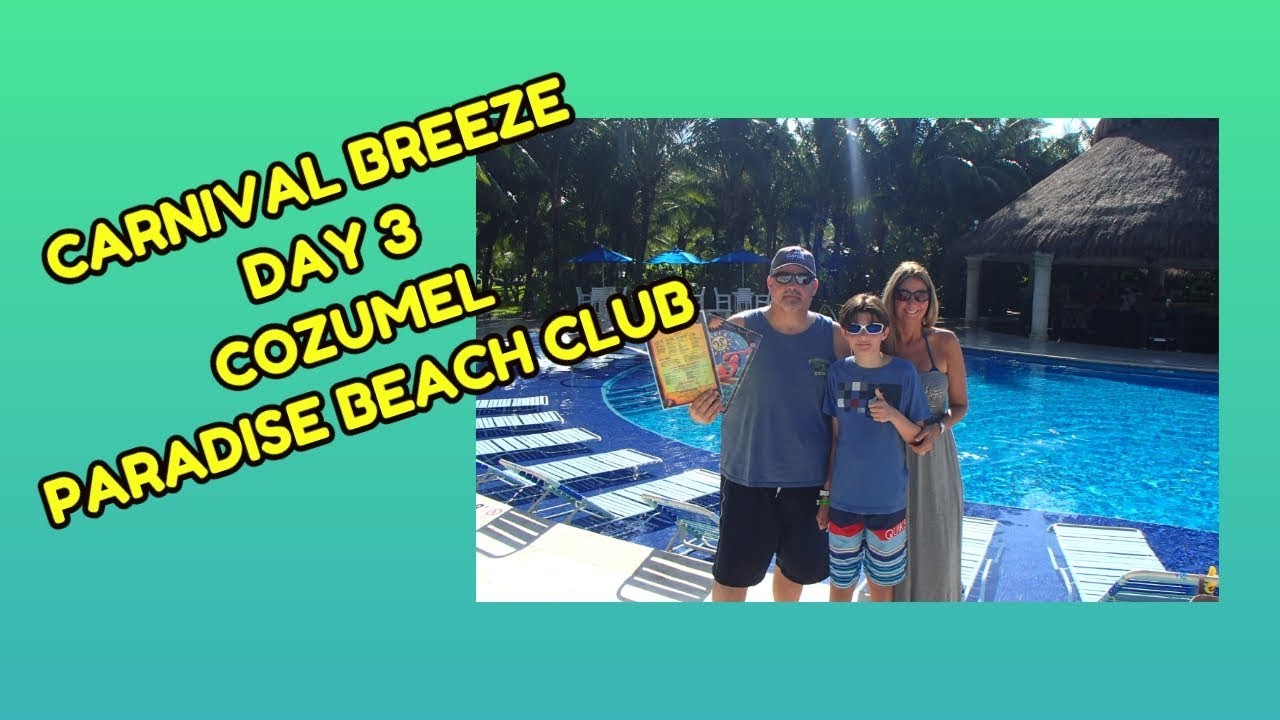 CARNIVAL BREEZE DAY 3 ~ COZUMEL