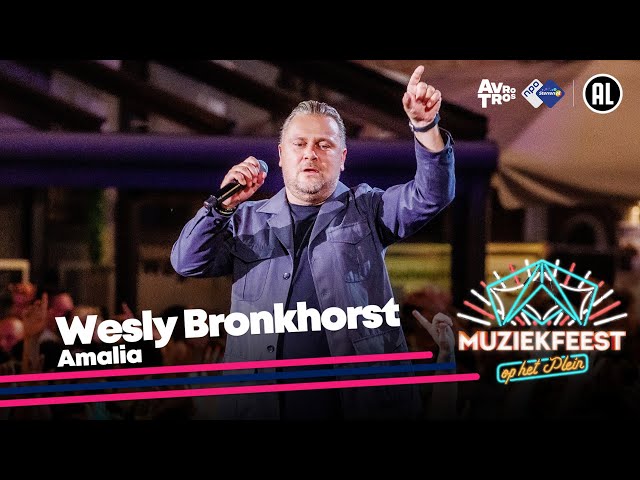 Wesly Bronkhorst - Amalia • Muziekfeest op het Plein 2023 // Sterren NL class=