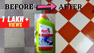 How to clean tiles || how to clean bathroom tiles ||roff tiles cleaner#roffceraclean#tilescleaner