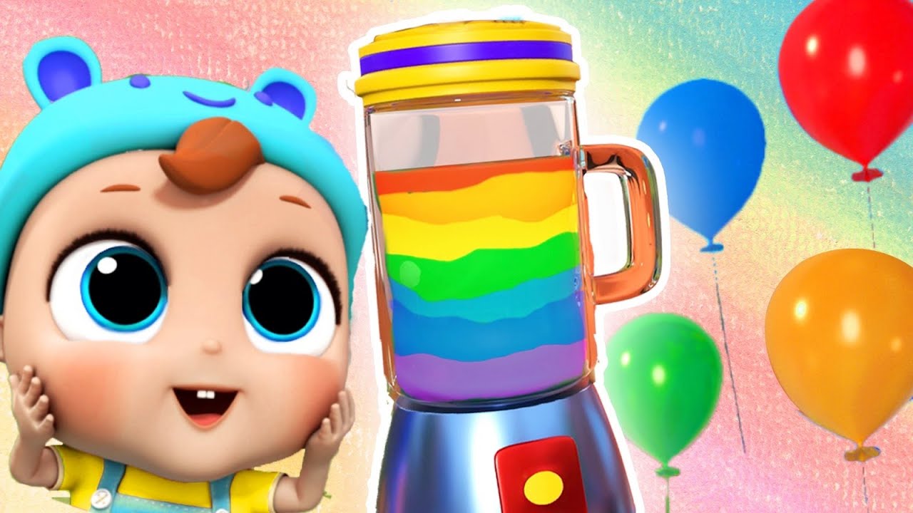 Colorful Fruit Juice Song Kids Cartoons and Nursery Rhymes YouTube