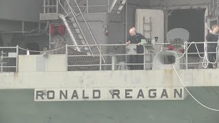 USS Ronald Reagan Arrives In South Korea Amid Growing Tensions With North