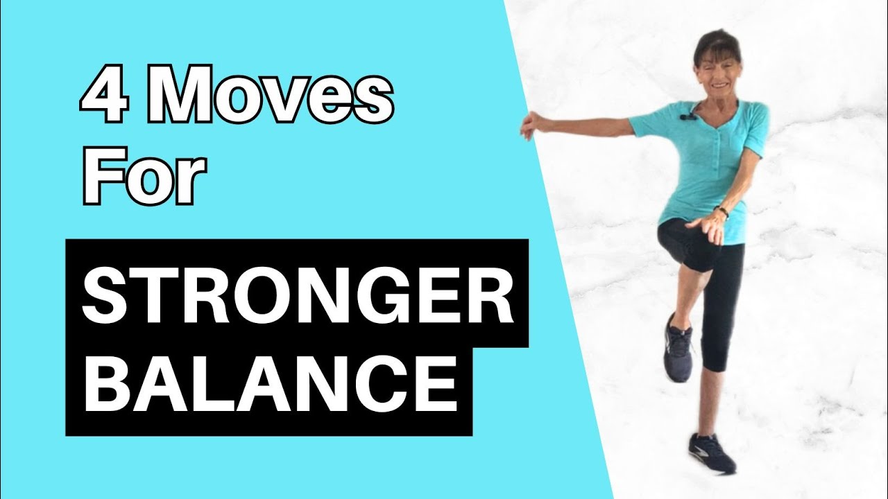 4 Moves To Improve Balance For Seniors - YouTube