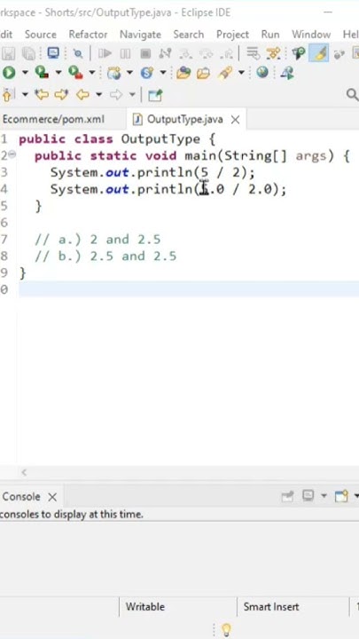 Java Division | Find the Output - YouTube