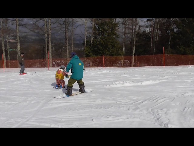 スノーボード 幼児 初めての挑戦 こどもの上達をめざす練習